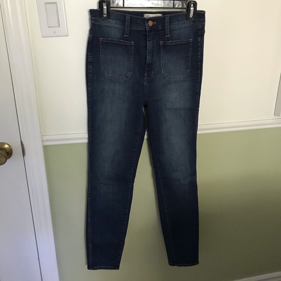 Madewell High Rise Skinny Sailor Jeans - Picture 4 of 16
